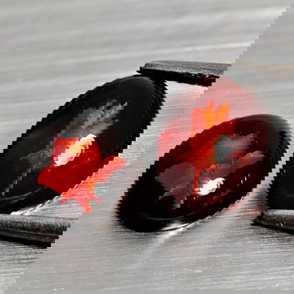 Natural Amber 1.08 Ct. 2 Pcs Flower Carving In Oval Cabochon Shape 9.1 x 7 Mm Gemstones From Poland: Product ID: 819091041 Product Name: Natural Amber Weight: 1.08 CT. Size: 9.1 x 7 x 2.7 MM. Shape: Oval Cabochon Color: Brown Yellow Clarity:Semi - Transparent Luster: Good Gems Origin: Poland Treatmen