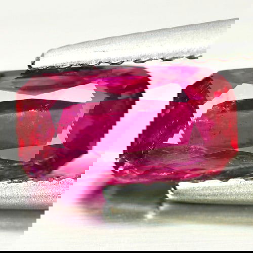 Natural Unheated Pinkish Red Sapphire 1.02 Ct. Octagon 7.77 x 4.05 Mm. Natural Gemstone (1 of 3)