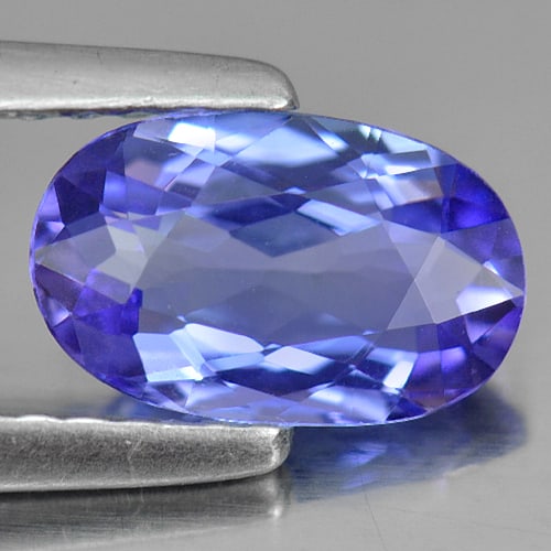 Natural Violetish Blue Tanzanite 1.05 Ct. VVS Oval Shape 8.33 x 5.21 Mm. Gemstone From Tanzania: Product ID: 807004408 Product Name: Natural Tanzanite Weight: 1.05 CT. Size: 8.33 x 5.21 x 3.06 MM. Shape: Oval Color: Blue Clarity:VVS Luster: Good Gems Origin: Tanzania Treatment: Heated Crystal Str