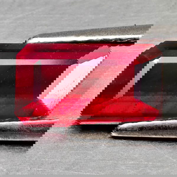 Natural Purplish Red Ruby 2.13 Ct. Octagon Shape 9.1 x 5.2 Mm Gemstone From Madagascar (1 of 3)