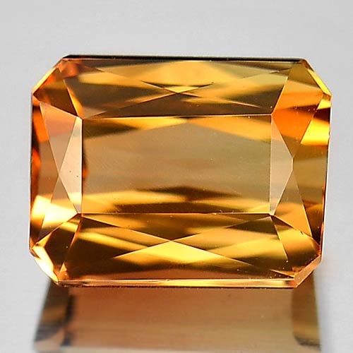 Natural Yellowish Orange Tourmaline 1.56 Ct. VVS Octagon Shape 7.4 x 5.8 Mm. Unheated Gemstone From: Product ID: 807239618 Product Name: Natural Tourmaline Weight: 1.56 CT. Size: 7.4 x 5.8 x 4.8 MM. Shape: Octagon Color: Yellowish Orange Clarity:VVS Luster: Good Gems Origin: Nigeria Treatment: Unheat