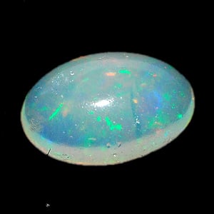Natural Multi Color Opal 1.03 Ct. Oval Cabochon Shape 9.4 x 6.8 Mm Gemstone From Ethiopia: Product ID: 818713205 Product Name: Natural Opal Weight: 1.03 CT. Size: 9.4 x 6.8 x 3.8 MM. Shape: Oval Cabochon Color: Multi Color Clarity:Semi - Transparent Luster: Good Gems Origin: Ethiopia Treatm