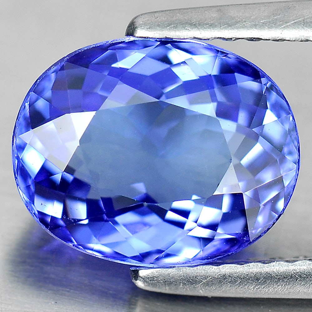 Natural Violetish Blue Tanzanite 3.03 Ct. Clean Oval Shape 10.01 x 7.98 Mm Gemstone From Tanzania (1 of 3)