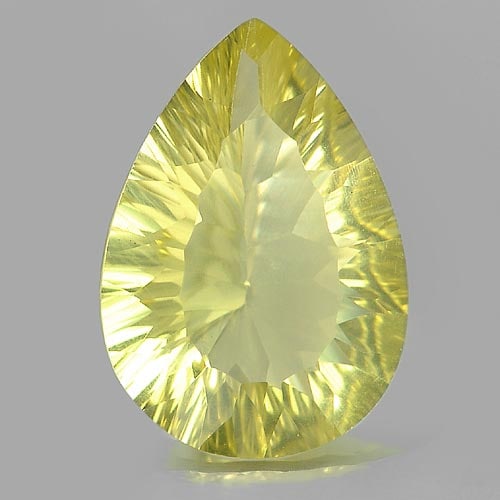 Natural Lemon Quartz 15.39 Ct. Clean Pear Concave Cut 24 x 16.3 Mm. Gemstone From Brazil: Product ID: 805526204 Product Name: Natural Quartz Weight: 15.39 CT. Size: 24 x 16.3 x 8.5 MM. Shape: Pear Concave Cut Color: Yellow Clarity:IF Luster: Very Good Gems Origin: Brazil Treatment: Unheate