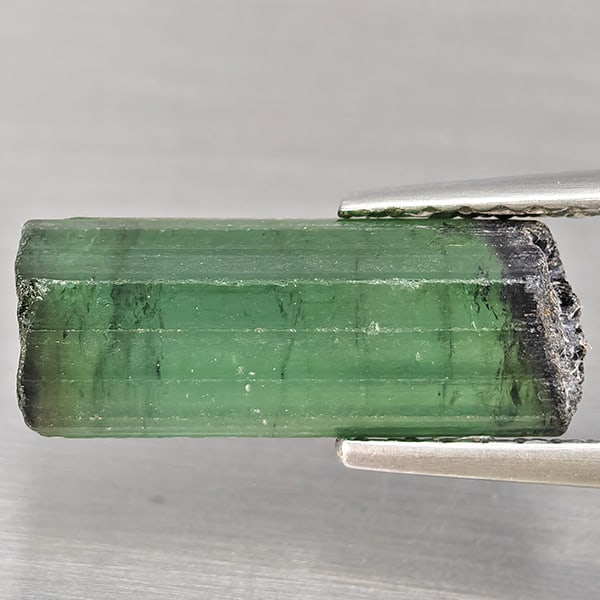 Natural Green Tourmaline 3.11 Ct. Rough Shape 13.6 x 5.4 Mm Gemstone From Nigeria (1 of 3)