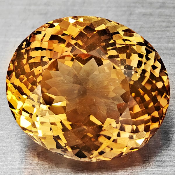 Natural Imperial Topaz 22.74 Ct. Oval Shape 17.1 x 14.9 Mm Gemstone From Brazil: Product ID: 807168581 Product Name: Natural Topaz Weight: 22.74 CT. Size: 17.1 x 14.9 x 11.6 MM. Shape: Oval Shape Color: Imperial Clarity:VSI Luster: Good Gems Origin: Brazil Treatment: Treated Cryst
