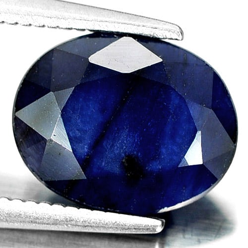 Natural Deep Blue Sapphire 2.84 Ct. Oval Shape 10.1 x 8 Mm Gemstone from Madagascar: Product ID: 806011347 Product Name: Natural Blue Sapphire Weight: 2.84 CT. Size: 10.1 x 8 x 4 MM. Shape: Oval Color: Deep Blue Clarity:Opaque Luster: Good Gems Origin: Madagascar Treatment: Heated (Le