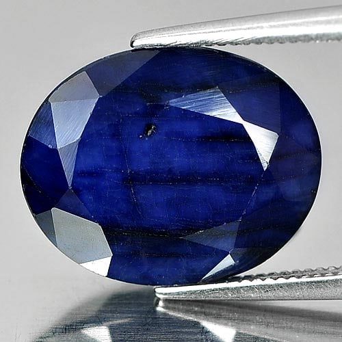 Natural Blue Sapphire 9.15 Ct. Oval Shape 15 x 12 Mm Gemstone from Madagascar: Product ID: 806010314 Product Name: Natural Blue Sapphire Weight: 9.15 CT. Size: 15 x 12 x 5.8 MM. Shape: Oval Color: Blue Clarity:Opaque Luster: Good Gems Origin: Madagascar Treatment: Heated (Lead-g