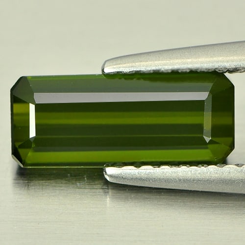 Natural Green Tourmaline 1.43 Ct. VVS Octagon Shape 10.3 x 4.4 Mm. Gemstone From Nigeria: Product ID: 807243145 Product Name: Natural Tourmaline Weight: 1.43 CT. Size: 10.3 x 4.4 x 3.5 MM. Shape: Octagon Color: Green Clarity:VVS Luster: Good Gems Origin: Nigeria Treatment: Unheated Crystal