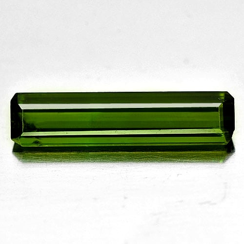 Natural Green Tourmaline 1.75 Ct. VS Octagon Shape 15.6 x 3.8 Mm. Gemstone Unheated From Nigeria: Product ID: 807243935 Product Name: Natural Tourmaline Weight: 1.75 CT. Size: 15.6 x 3.8 x 3 MM. Shape: Octagon Color: Green Clarity:VS Luster: Good Gems Origin: Nigeria Treatment: Unheated Crystal St