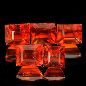 Natural Reddish Orange Spessartine Garnet 2.89 Ct. Square Shape 4.6 x 3.9 Mm Gemstone From Nigeria: Product ID: 802924853 Product Name: Natural Spessartine Weight: 2.89 CT. Size: 4.6 x 3.9 x 3 MM. Shape: Square Color: Reddish Orange Clarity:SI Luster: Good Gems Origin: Nigeria Treatment: Unheated Cr