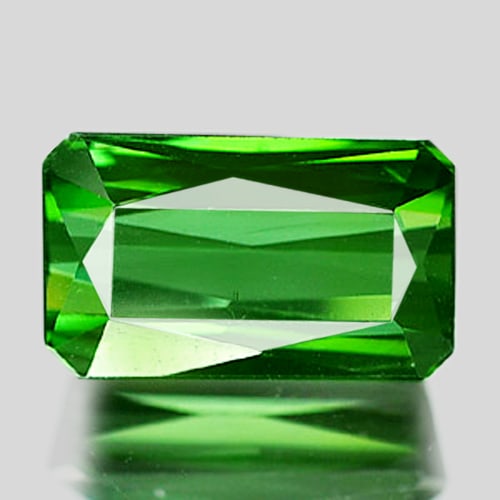 Natural Green Tourmaline 2.10 Ct. VVS Octagon Shape 9 x 5.4 Mm Gemstone From Nigeria (1 of 3)