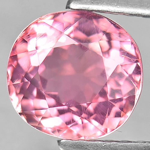 Natural Pink Tourmaline 1.73 Ct. VS Oval Shape 7.3 x 7 Mm. Unheated Gemstone From Nigeria: Product ID: 807250148 Product Name: Natural Tourmaline Weight: 1.73 CT. Size: 7.3 x 7 x 5 MM. Shape: Oval Color: Pink Clarity:VS Luster: Very Good Gems Origin: Nigeria Treatment: Unheated Crystal Stru