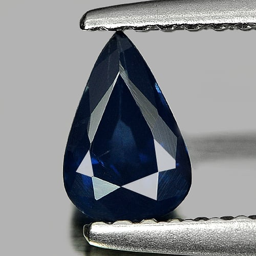 Natural Greenish Blue Sapphire 0.58 Ct. Pear Shape 6.4 x 4.2 Mm Gemstone From Madagascar: Product ID: 806133312 Product Name: Natural Green Sapphire Weight: 0.58 CT. Size: 6.4 x 4.2 x 3 MM. Shape: Pear Color: Greenish Blue Clarity:SI Luster: Good Gems Origin: Madagascar Treatment: Heated C