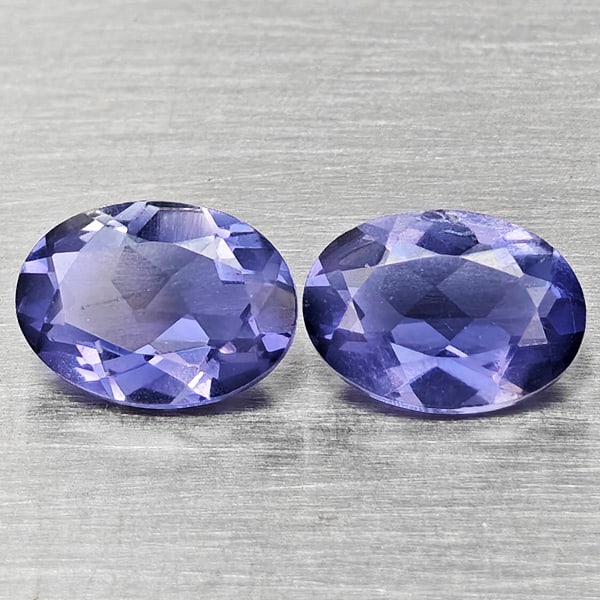 Natural Violetish Blue Iolite 1.42 Ct. 2 Pcs Oval Shape 7.2 x 5.2 Mm Gemstones From Madagascar: Product ID: 803804861 Product Name: Natural Iolite Weight: 1.42 CT. Size: 7.2 x 5.2 x 3 MM. Shape: Oval Shape Color: Violetish Blue Clarity:VSI Luster: Good Gems Origin: Madagascar Treatment: Unheated