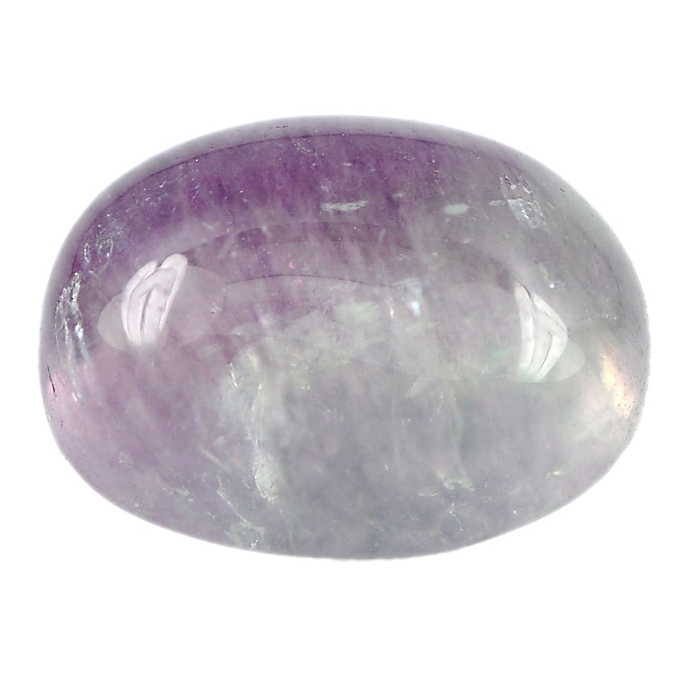 Natural Multi Color Fluorite 3.75 Ct. Oval Cabochon Shape 10 x 8 Mm Gemstone From Brazil: Product ID: 802706006 Product Name: Natural Fluorite Weight: 3.75 CT. Size: 10 x 8 x 4.8 MM. Shape: Oval Cabochon Color: Multi-Color Clarity:Semi - Transparent Luster: Good Gems Origin: Brazil Treatme