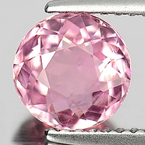Natural Pink Tourmaline 1.50 Ct. Round Shape 7.3 Mm. Unheated Gemstone From Nigeria: Product ID: 807246120 Product Name: Natural Tourmaline Weight: 1.50 CT. Size: 7.3 x 7.3 x 4.3 MM. Shape: Round Color: Pink Clarity:VSI Luster: Very Good Gems Origin: Nigeria Treatment: Unheated Crysta