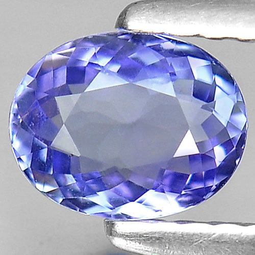 Natural Violetish Blue Tanzanite 0.69 Ct. Clean Oval Shape 6.4 x 5.1 Mm. Gemstone From Tanzania: Product ID: 807004728 Product Name: Natural Tanzanite Weight: 0.69 CT. Size: 6.4 x 5.1 x 2.8 MM. Shape: Oval Color: Violetish Blue Clarity:IF Luster: Very Good Gems Origin: Tanzania Treatment: Heated