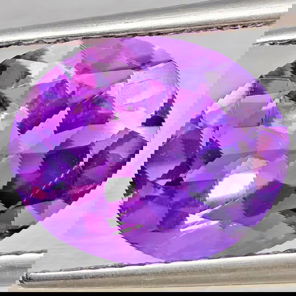 Natural Purple Amethyst 3.37 Ct. Oval Shape 11.2 x 9.2 Mm Gemstone from Brazil: Product ID: 800325542 Product Name: Natural Amethyst Weight: 3.37 CT. Size: 11.2 x 9.2 x 6.3 MM. Shape: Oval Color: Purple Clarity:VSI Luster: Good Gems Origin: Brazil Treatment: Unheated Crystal Stru