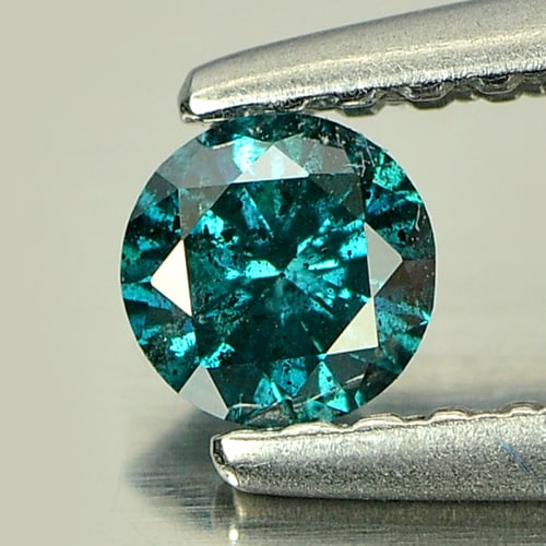 Natural Blue Diamond 0.21 Ct. Round Brilliant Cut 3.8 x 2.4 Mm. From Belgium: Product ID: 102100406 Product Name: Natural Natural Diamond Weight: 0.21 CT. Size: 3.8 X 3.8 X 2.4 MM. Shape: Round Brilliant Cut Color: Blue Clarity:SI Luster: Scintillating Gems Origin: Belgium Trea