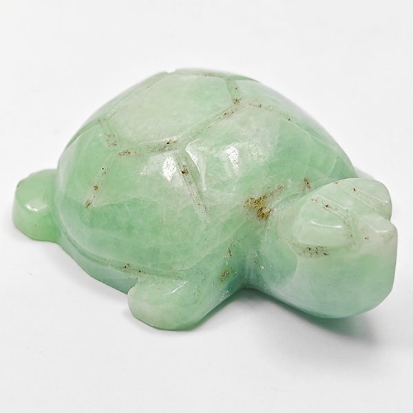 Natural Green Jade 249.96 Ct. Turtle Carving Size 38 x 55 x 17 Mm Gemstone: Product ID: 819816007 Product Name: Natural Jade Weight: 249.96 CT. Size: 38 x 55 x 17 MM. Shape: Turtle Carving Shape Color: Multi-Color Clarity:Opaque Luster: Good Gems Origin: Thailand Treatment: U