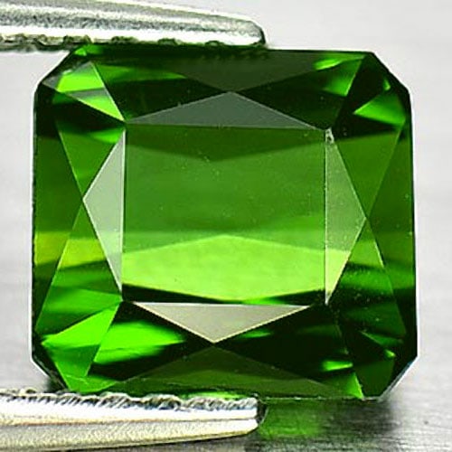 Natural Green Tourmaline 1.82 Ct. Octagon Shape 7.2 x 6.7 Mm Gemstone From Nigeria (1 of 3)