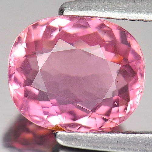 Natural Pink Tourmaline 1.71 Ct. Oval Shape 8 x 7 Mm. Unheated Gemstone From Nigeria (1 of 3)