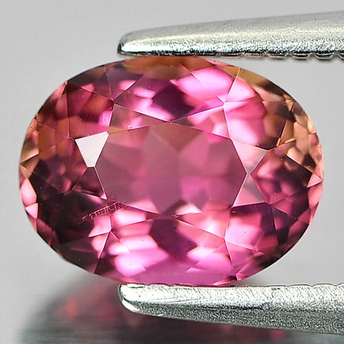 Natural Pink Tourmaline 1.27 Ct. VVS Oval Shape 7.8 x 6 Mm. Gemstone Unheated From Nigeria (1 of 3)