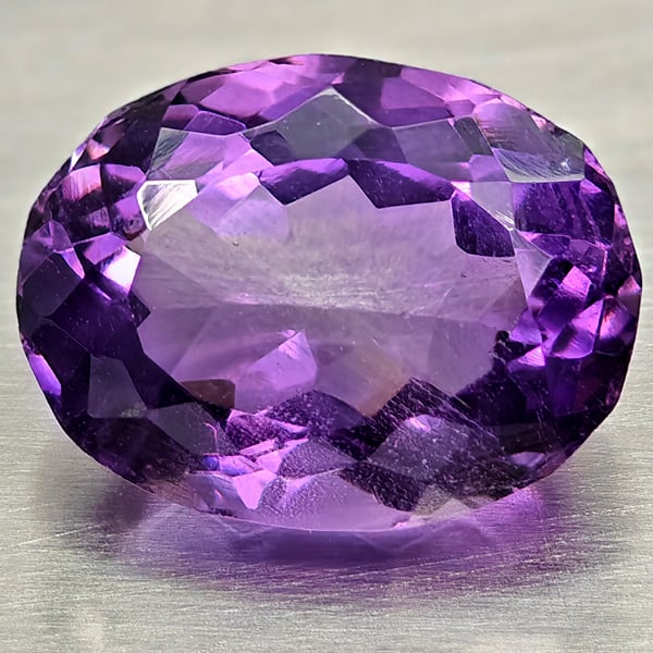 Natural Purple Amethyst 6.87 Ct. Oval Shape 13.5 x 10.2 Mm Gemstone from Brazil: Product ID: 800325393 Product Name: Natural Amethyst Weight: 6.87 CT. Size: 13.5 x 10.2 x 7.9 MM. Shape: Oval Color: Purple Clarity:VVS - VSI Luster: Good Gems Origin: Brazil Treatment: Unheated Cryst