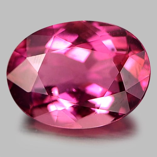 Natural Pink Tourmaline 0.70 Ct. Oval Shape 6.8 x 5 Mm. Unheated Gemstone From Nigeria (1 of 3)