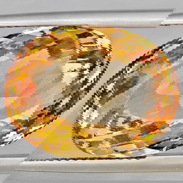 Natural Imperial Topaz 17.55 Ct. Oval Shape 17.1 x 13.5 Mm Gemstone From Brazil: Product ID: 807168608 Product Name: Natural Topaz Weight: 17.55 CT. Size: 17.7 x 13.5 x 8.9 MM. Shape: Oval Shape Color: Imperial Clarity:VSI Luster: Good Gems Origin: Brazil Treatment: Treated Crysta