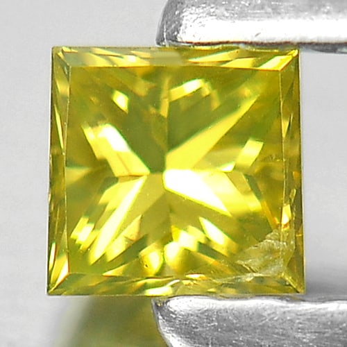 Natural Yellow Diamond 0.18 Ct. Square Princess Cut 3 x 3 x 2.2 Mm.: Product ID: 802104187 Product Name: Natural Enhanced Diamond Weight: 0.18 CT. Size: 3 x 3 x 2.2 MM. Shape: Square Princess Cut Color: Yellow Clarity:SI1 Luster: Scintillating Gems Origin: Belgium Trea