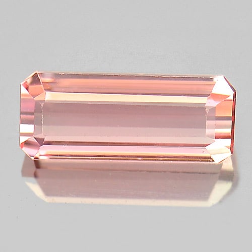 Natural Pink Tourmaline 1.14 Ct. Octagon Shape 9.2 x 3.8 Mm Gemstone From Nigeria (1 of 3)