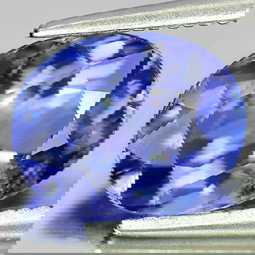 Natural Violetish Blue Tanzanite 2.23 Ct. Oval Shape 9.3 x 7.4 Mm Gemstone From Tanzania (1 of 3)