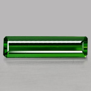 Natural Green Tourmaline 2.35 Ct. Octagon Shape 16.9 x 4.3 Mm Gemstone From Nigeria (1 of 3)