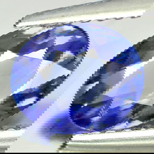 Certified Violetish Blue Tanzanite 1.08 Ct. VVS Oval 7.48 x 6.22 Mm. Gemstone From Tanzania (1 of 4)