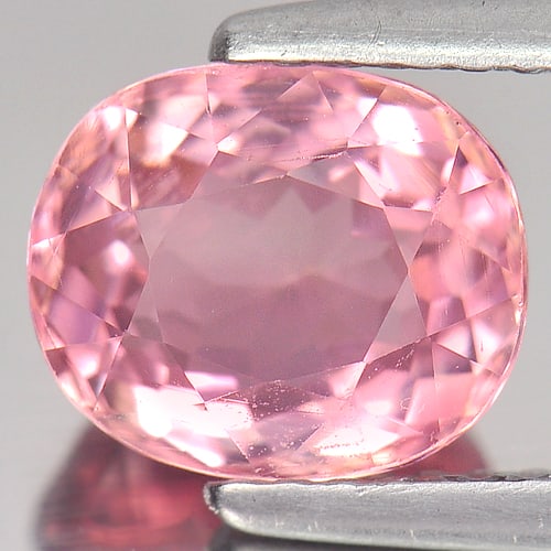 Natural Pink Tourmaline 2.01 Ct. Oval Shape 8 x 6.8 Mm. Gemstone From Nigeria (1 of 3)