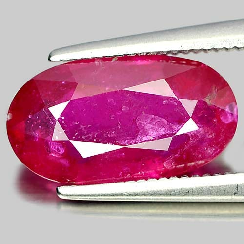 Natural Purplish Pink Ruby 3.83 Ct. Oval Shape 12.8 x 7.1 Mm Gemstone from Mozambique: Product ID: 805917893 Product Name: Natural Ruby Weight: 3.83 CT. Size: 12.8 x 7.1 x 4.3 MM. Shape: Oval Color: Purplish Pink Clarity:VSI Luster: Good Gems Origin: Mozambique Treatment: Heated (Lead-g