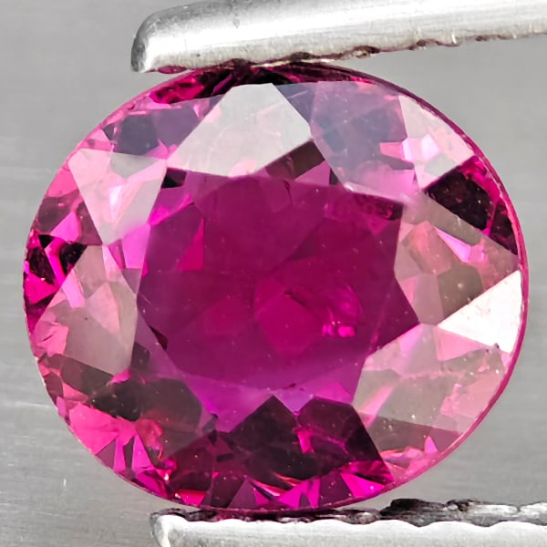 Natural Pink Tourmaline 1.15 Ct. Oval Shape 7 x 6.4 Mm Gemstone from Nigeria (1 of 3)