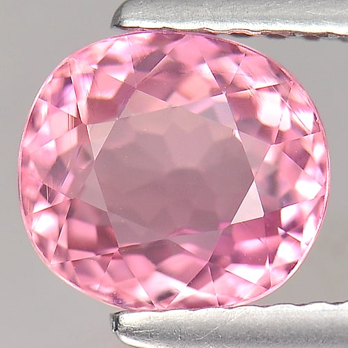 Natural Pink Tourmaline 1.68 Ct. Oval Shape 7.5 x 7 Mm. Unheated Gemstone From Nigeria (1 of 3)