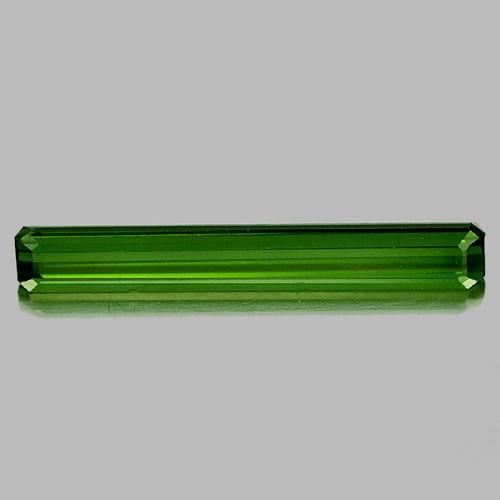 Natural Green Tourmaline 1.98 Ct. Clean Octagon Shape 21 x 3.1 Mm. Gemstones From Nigeria (1 of 3)