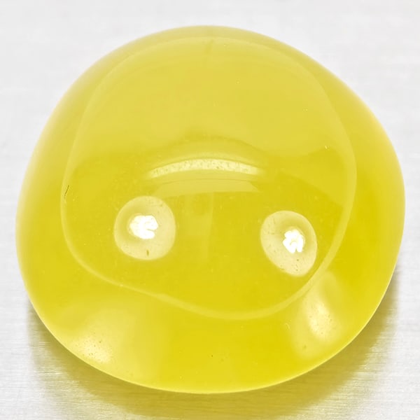 Natural Yellow Lemon Quartz 32.61 Ct.Oval Cabochon Shape 18 x 13.5 Mm Gemstone From Brazil: Product ID: 805530009 Product Name: Natural Quartz Weight: 32.61 CT. Size: 18 x 13.5 x 13.6 MM. Shape: Oval Cabochon Color: Yellow Lemon Clarity:Semi - Transparent Luster: Good Gems Origin: Brazil Tre