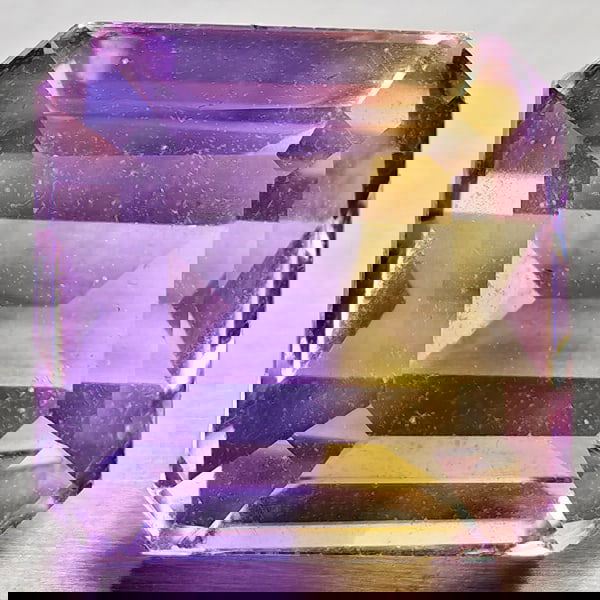 Natural Bi Color Ametrine 2.81 Ct. Octagon Shape 7.9 x 7.9 Mm Gemstone From Bolivia: Product ID: 800408508 Product Name: Natural Ametrine Weight: 2.81 CT. Size: 7.9 x 7.9 x 6.1 MM. Shape: Octagon Color: Bi Color Clarity:VSI Luster: Good Gems Origin: Bolivia Treatment: Unheated Crystal