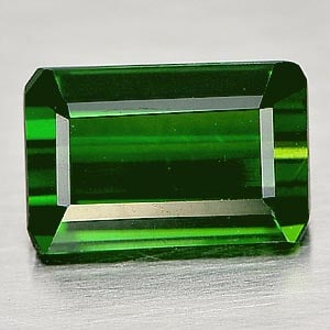 Natural Green Tourmaline 1.40 Ct. Octagon Shape 7.9 x 5.1 Mm Gemstone From Nigeria (1 of 3)