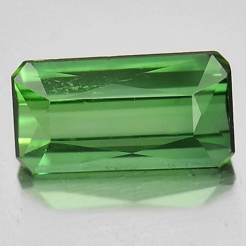 Natural Green Tourmaline 1.04 Ct. Octagon Shape 7.8 x 4.3 Mm Gemstone from Nigeria (1 of 3)
