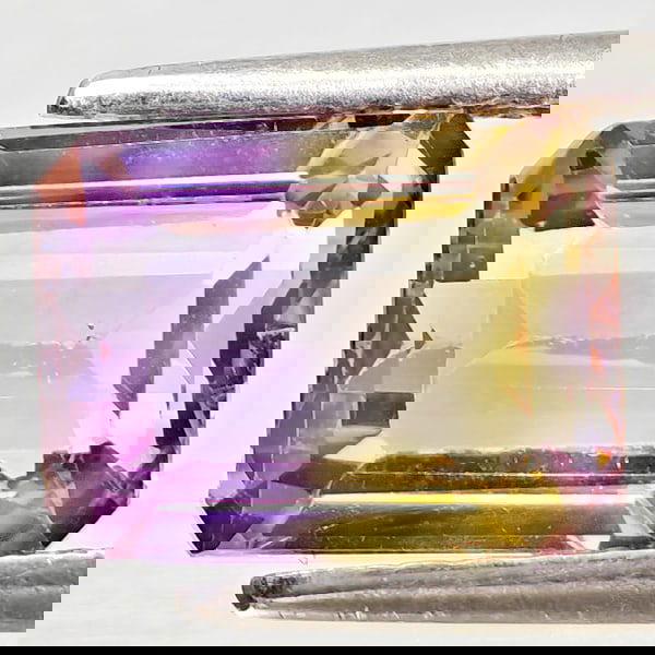 Natural Bi Color Ametrine 2.30 Ct. Octagon Shape 8.7 x 6.8 Mm. Gemstone From Bolivia (1 of 3)