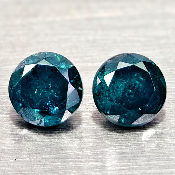 Natural Blue Loose Diamond 0.32 Ct. 2 Pcs Round Diamond Cut 3.3 Mm: Product ID: 502100299 Product Name: Natural Natural Diamond Weight: 0.32 CT. Size: 3.3 x 3.3 x 2.3 MM. Shape: Round Diamond Cut Color: Blue Clarity:SI1 Luster: Good Gems Origin: Belgium Treatment: Tre