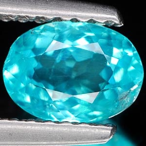 Natural Paraiba Color Apatite 0.91 Ct. Oval Shape 6.9 x 5.1 Mm Gemstone from Tanzania: Product ID: 800606272 Product Name: Natural Apatite Weight: 0.91 CT. Size: 6.9 x 5.1 x 3.6 MM. Shape: Oval Color: Neon Blue Clarity:SI Luster: Good Gems Origin: Tanzania Treatment: Unheated Crystal St