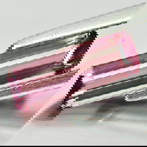 Natural Pink Tourmaline 1.03 Ct. VVS Octagon Shape 10.1 x 3.5 Mm. Unheated Gemstone From Nigeria - 2