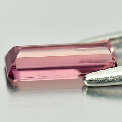 Natural Pink Tourmaline 1.03 Ct. VVS Octagon Shape 10.1 x 3.5 Mm. Unheated Gemstone From Nigeria - 3